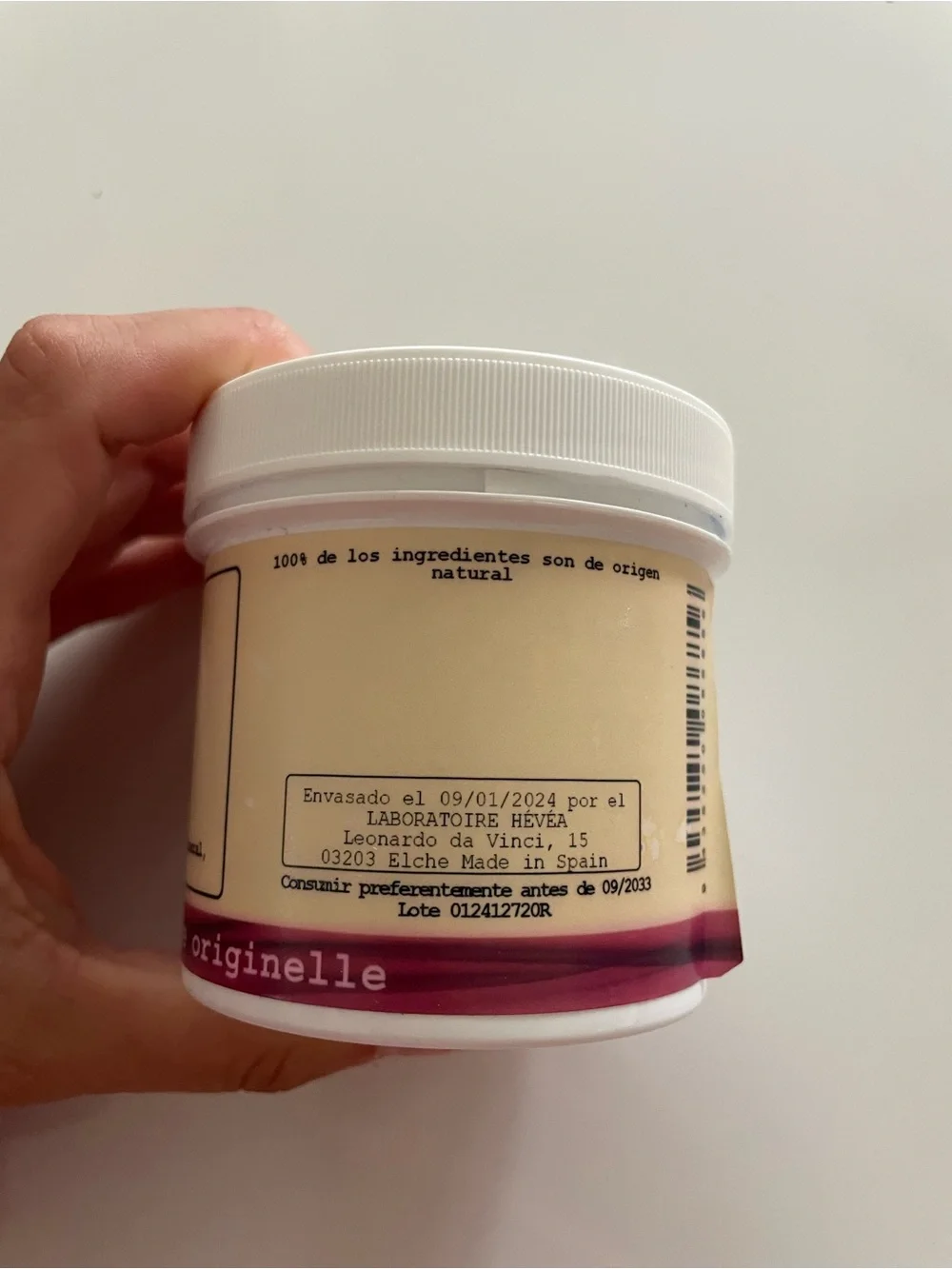 Hevea Kaolin Azul Face Mask